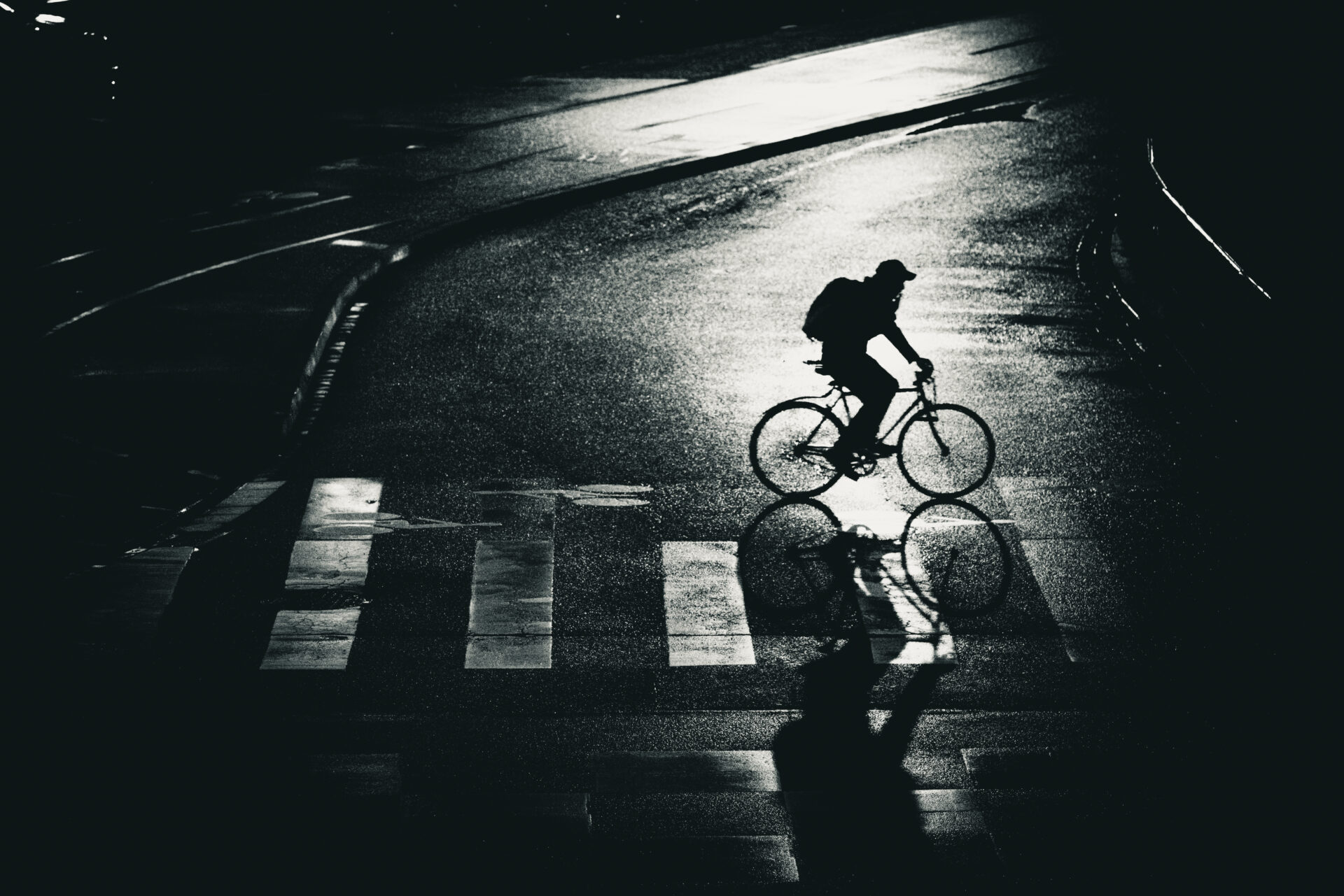 「wet road」プリント (A-002)