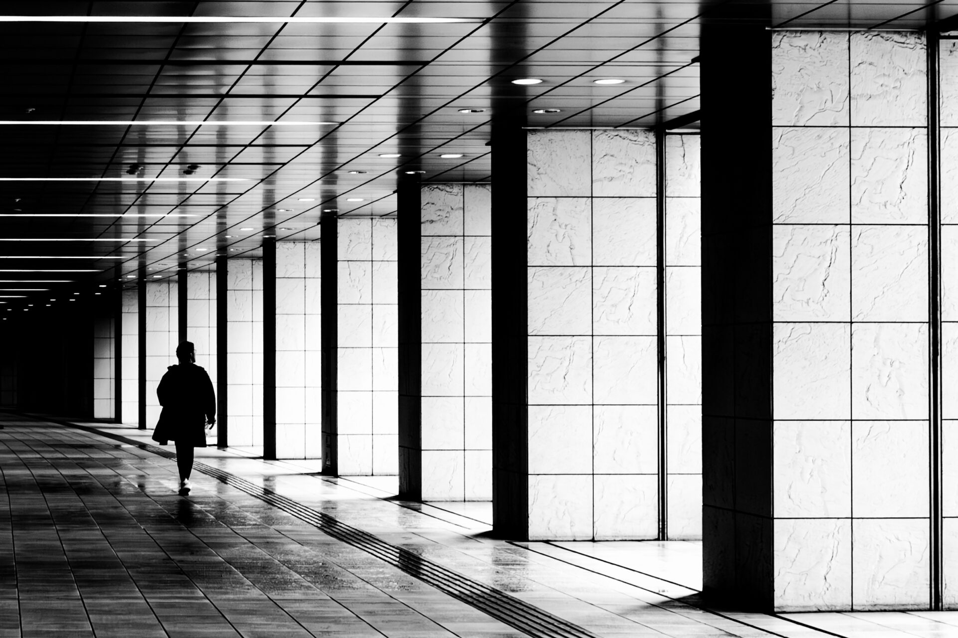 「White Pillars」プリント (A-008)